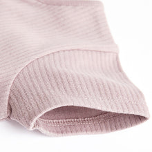 Load image into Gallery viewer, Pale Pink 3 Pack Two Way Zip Baby Romper (0mths-18mth)