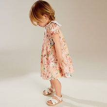 Load image into Gallery viewer, Pink Short Sleeve Collar Dress