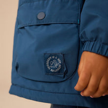 Load image into Gallery viewer, Blue Shower Resistant Coat (6mths-6yrs)