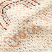 Load image into Gallery viewer, Ecru Knitted Embroidered Cardigan (0-18mths)