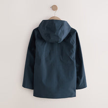 Load image into Gallery viewer, Navy Waterproof Mesh Hooded Lined Anorak Jacket (3-12yrs)