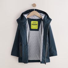 Load image into Gallery viewer, Navy Waterproof Mesh Hooded Lined Anorak Jacket (3-12yrs)
