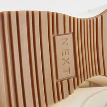 Load image into Gallery viewer, White Forever Comfort® Suede Stitch Detail Chunky Trainers