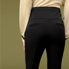 Load image into Gallery viewer, Black Tailored Capri Trousers