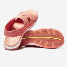 Load image into Gallery viewer, JAZKNIT Women's sandals knitted pink recycled textile