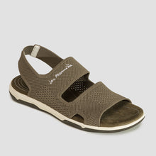 Load image into Gallery viewer, JAZKNIT Women's sandals knitted khaki recycled textile