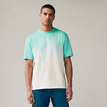 Load image into Gallery viewer, Mint Green 100% Cotton Dip Dye T-Shirt