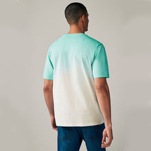 Load image into Gallery viewer, Mint Green 100% Cotton Dip Dye T-Shirt