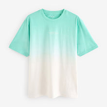Load image into Gallery viewer, Mint Green 100% Cotton Dip Dye T-Shirt