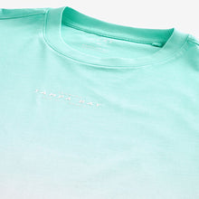 Load image into Gallery viewer, Mint Green 100% Cotton Dip Dye T-Shirt