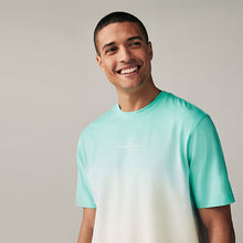 Load image into Gallery viewer, Mint Green 100% Cotton Dip Dye T-Shirt