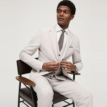 Load image into Gallery viewer, Neutral Skinny Fit Motionflex Stretch Suit Jacket