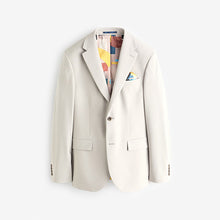 Load image into Gallery viewer, Neutral Skinny Fit Motionflex Stretch Suit Jacket