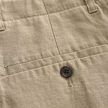 Load image into Gallery viewer, Stone Natural Linen Viscose Drawstring Trousers