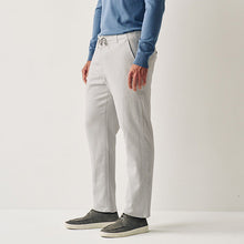 Load image into Gallery viewer, Grey Light Linen Viscose Drawstring Trousers