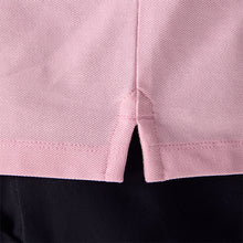 Load image into Gallery viewer, Pink Light Regular Fit Short Sleeve Pique Polo Shirt