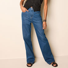 Load image into Gallery viewer, Smokey Blue Wide Leg Jeans
