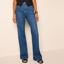 Load image into Gallery viewer, Smokey Blue Wide Leg Jeans