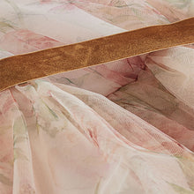 Load image into Gallery viewer, Pink Floral Mesh Tie Back Party Dress (3-12yrs)