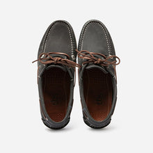 Load image into Gallery viewer, Men's Boat Shoes Leather Nubuck Marine