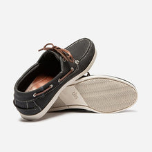 Load image into Gallery viewer, Men's Boat Shoes Leather Nubuck Marine