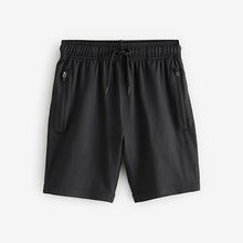 Load image into Gallery viewer, Black Light Weight Sports Shorts