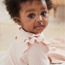 Load image into Gallery viewer, Pink Knitted Baby Jumper & Leggings Set (0mths-18mths)