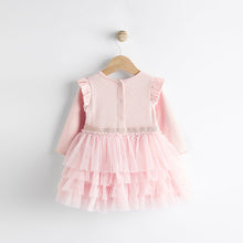 Load image into Gallery viewer, Pink Mesh Tutu Baby Dress (0mths-18mths)