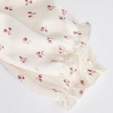 Load image into Gallery viewer, Pink Embroidered Baby Corduroy Pinafore 100% Cotton Dress With Tights (0mths-18mths)