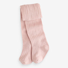 Load image into Gallery viewer, Green Embroidered Baby Corduroy Pinafore 100% Cotton Dress With Tights (0mths-18mths)