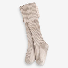 Load image into Gallery viewer, Pink/Black/White Baby Tiered Skirt Long Sleeve 100% Cotton Bodysuit and Tights Set (0mths-18mths)