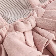 Load image into Gallery viewer, Pink/Black/White Baby Tiered Skirt Long Sleeve 100% Cotton Bodysuit and Tights Set (0mths-18mths)