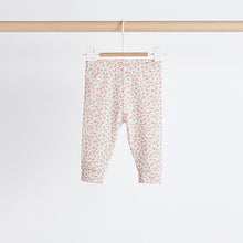 Load image into Gallery viewer, Pink Floral Baby Long Sleeve Top and Leggings Set