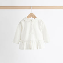 Load image into Gallery viewer, Ecru/Teal Green Bunny Baby Long Sleeve Top And Leggings Set