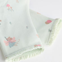 Load image into Gallery viewer, Ecru/Teal Green Bunny Baby Long Sleeve Top And Leggings Set