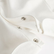 Load image into Gallery viewer, Ecru/Teal Green Bunny Baby Long Sleeve Top And Leggings Set