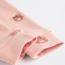 Load image into Gallery viewer, Beige Baby Long Sleeve Top And Leggings Set