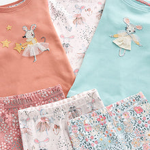 Load image into Gallery viewer, Blue/Pink Mouse Long Sleeve Snuggle Pyjamas 3 Pack (9mths-7yrs)