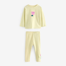 Load image into Gallery viewer, Purple/Yellow/Blue Character 100% Cotton Legging Pyjamas 3 Pack (9mths-8yrs)