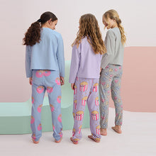 Load image into Gallery viewer, Grey/Blue Jogger Pyjamas 3 Pack