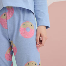 Load image into Gallery viewer, Grey/Blue Jogger Pyjamas 3 Pack