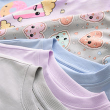 Load image into Gallery viewer, Grey/Blue Jogger Pyjamas 3 Pack