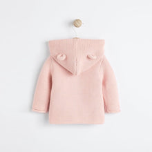 Load image into Gallery viewer, Pink Knitted Baby Cardigan (0mths-18mths)