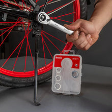 Load image into Gallery viewer, 7 in 1 double box end reversible ratcheting wrench set