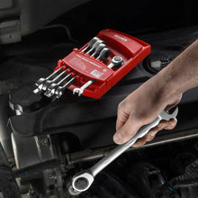 Load image into Gallery viewer, Double Box End Reversible Ratcheting Wrench Set – 6pcs