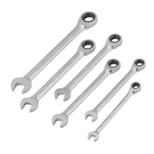 Load image into Gallery viewer, Double Box End Reversible Ratcheting Wrench Set – 6pcs