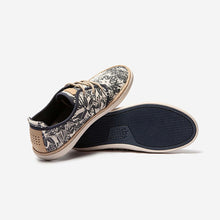 Load image into Gallery viewer, RUKKWAI Men's Sneakers In Navy Canvas