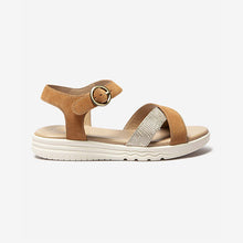 Load image into Gallery viewer, SCARLET Women's Comfort Sandals Brown Suede