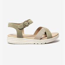 Load image into Gallery viewer, SCARLET Women's Comfort Sandals Green Suede
