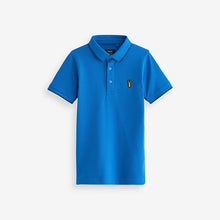 Load image into Gallery viewer, Blue Cobalt Short Sleeve Polo Shirt (3-12yrs)